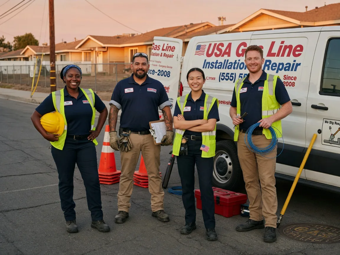 Gas Line Installation company in Schulter, OK